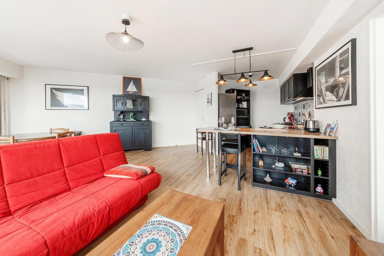 Apartment Bellevue, T2, Terrasse & Parking